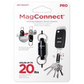 Magconnect KeySmart Pro ABS Plastic/Magnet/Stainless Steel Black Locking Magnetic Keychain KS847-BLK